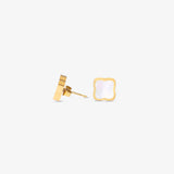 Rosalyn Leaf Earring - Black