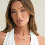 Rosalyn Leaf Necklace - Black